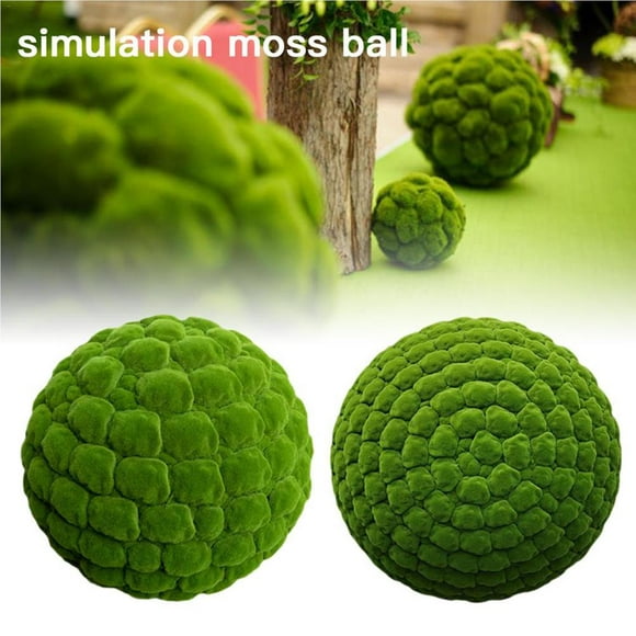 Maoww Simulation Moss Ball Artificial Moss Ball Decorative Ball for Realistic Moss Ball