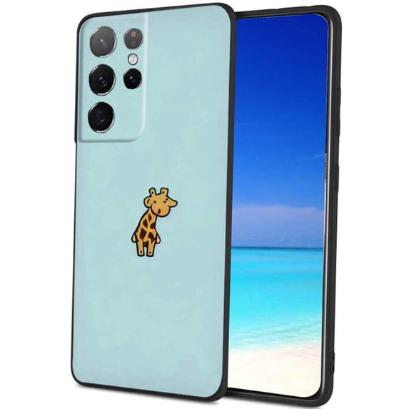 Compatible with Samsung Galaxy S22 Ultra Phone Case, Giraffe-0549447 Case Silicone Protective for Teen Girl Boy Case for Samsung Galaxy S22 Ultra
