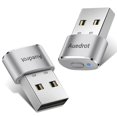 thumbnail image 1 of Mouse Jiggler AUEDROT Metal USB Mouse Mouse Mouse, plateado, 2 unidades, 1 of 7