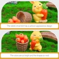 thumbnail image 2 of 8pcs Cute Bunny Miniature Rabbit Figurines DIY Resin Bunny Decorations for Easter Micro Landscape Decor, 2 of 7