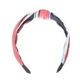 thumbnail image 4 of Unique Bargains 1 Pc Grace Stripe Pattern Wide Cross Knot Headbands for Women Blue, 4 of 6