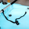 thumbnail image 4 of Paddle Rope Stretchable High Strength Adjustable Fine Stitching with Safety Hook Convenient Carrying Wear-resistant Surfboard Bungee Keeper Coiled Lanyard for Kayak, 4 of 7