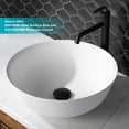thumbnail image 2 of Kraus Pop-Up Drain for Bathroom Sink in Matte Black, 2 of 6