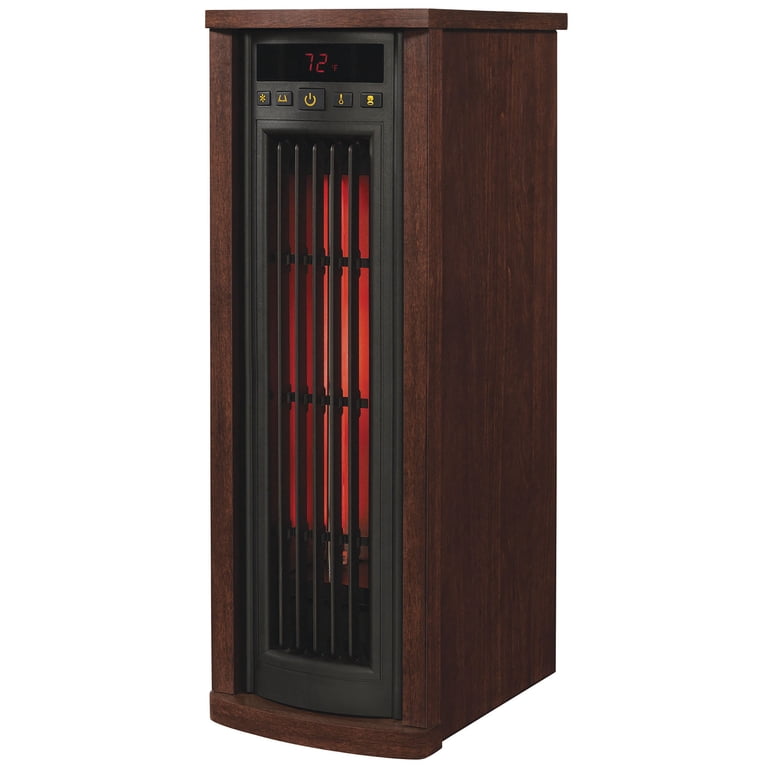 Duraflame Portable Electric Infrared Quartz Oscillating Tower Heater, Cherry  - Walmart.com