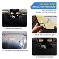 thumbnail image 2 of ALAZA Elegant Tropical Floral-t2 Windshield Sun Shade Car Foldable Sun Visor Block UV Rays Protector 53"x23.5", 2 of 8