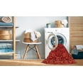 thumbnail image 2 of Ahgly Company Machine Washable Indoor Rectangle Abstract Red Area Rugs, 7' x 9', 2 of 7