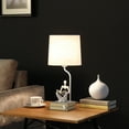 thumbnail image 4 of ORE International 20.5" In Modern Reader White Sitting A Gray Stack Of Books Polyresin Table Lamp, 4 of 4