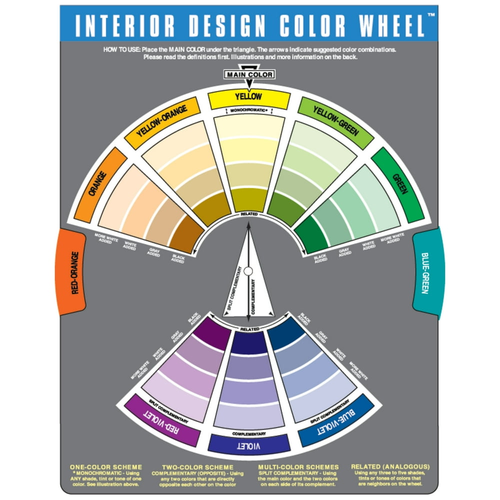 Color Wheel Co Interior Design Color Wheel - Walmart.com - Walmart.com