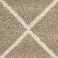 thumbnail image 5 of SAFAVIEH Hudson Amias Geometric Shag Area Rug, Beige/Ivory, 3' x 5', 5 of 12