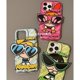 thumbnail image 4 of Powerpuff Girls Wave + Bracket Funda Transparente Para Teléfono A Prueba De Golpes Dura Compatible Con Dibujos Animados iPhone 7plus 8plus XR X S max 11 12 13 14 11 Pro 12 13 14 Fundas Protectoras, 4 of 4
