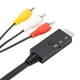 thumbnail image 5 of Cable adaptador HDMI compatible a RCA AV Cable convertidor de 1 m para cámara DVD TV LCD, 5 of 6