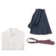 thumbnail image 4 of Disfraz de Anime Matilda the Musical para mujer, traje de uniforme escolar gris con corbata, atuendo de carnaval de Halloween para hombres, mujeres, niños y niñas, 4 of 5