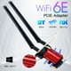 thumbnail image 5 of Adaptador Wifi 6E AX210 PCIE Wifi Tarjeta de Red Ethernet Inalámbrica de 5400Mbps BT 5.3 2.4G/5G Banda Dual 802.11 para Win 10 11, 5 of 7