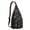 Black-188, variant on Cyberpunk Gamer Chest Bag&nbsp;- Digital Controller & Button Print Sling Backpack (Level Up Design, Adjustable Strap for Gaming Conventions)