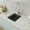 Concrete Gray, variant on Bocchi 1608-0126 Campino Uno 16" Undermount Single Basin Granite Bar Sink - Black