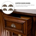 thumbnail image 2 of Zoyueyie 4pcs Shell Designed Knobs Practical Drawer Knobs Decorative Cabinet Handle, 2 of 10