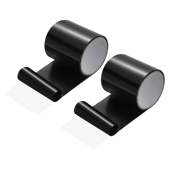 Waterproof Patch Seal Tape 4 in x 5 Ft Leak Proof Repair Sealing Tape,Black 2Pcs
