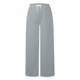 thumbnail image 5 of Ydkzymd Womens Cargo Sweatpants Drawstring Athletic Trouser Pants for Women High Waist Loose Fit Baggy with Pockets for Workout Trousers Elasitc Casual Pants Gray S, 5 of 7