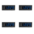 thumbnail image 1 of Termómetro para Automóvil 3 en 1 Voltímetro 12 V Reloj Digital Probador Voltaje () Azul, 1 of 2