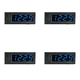 thumbnail image 1 of 1 Termómetro Voltímetro 3 en Coche 12V Reloj Digital Probador de Voltaje Azul, 1 of 2