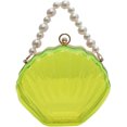 thumbnail image 1 of LHSHID Women Acrylic Evening Clutch Bag Shell Clutch Purse Transparent Stadium Approved Crossbody Shoulder Handbag with Pearl, 1 of 7