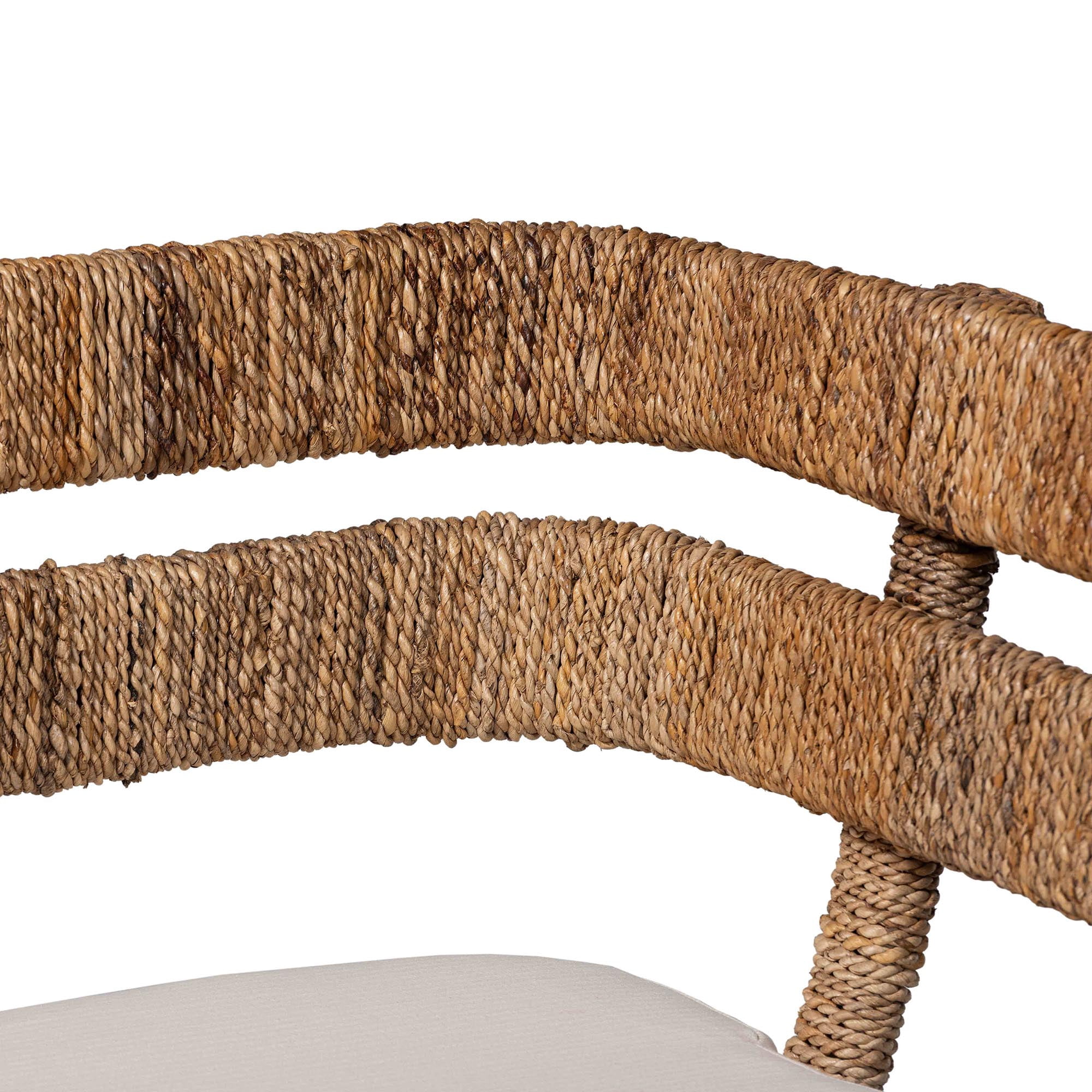 bali & pari Ubud Boho Dining Nook Bench Set, 2-Piece, Natural Brown