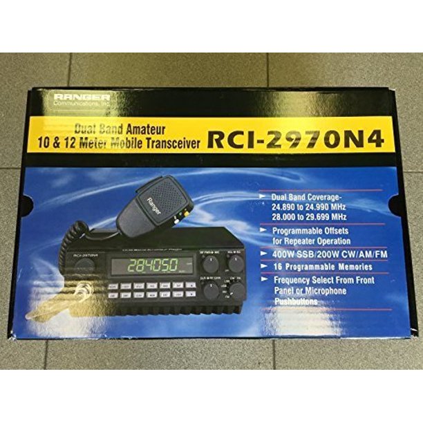 RCI 2970N4 DX AMFMSSBCW 10 & 12 Meter Mobile Ranger Radio â€¦
