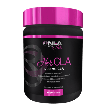 100 Mg 50 Gels - NLA for Her, Her CLA 1200 mg Weight Loss Soft Gels, 60 Ct