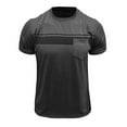thumbnail image 4 of Men's Casual Short Sleeve T-Shirts with Pocket Comfortable Crew Neck Tops for Everyday Wear and Summer Activities Mens T-Shirts No Pockets V Neck Cotton Big and Tall 4x, 4 of 7