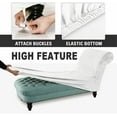thumbnail image 6 of CJC Velvet Armless Lounge Chaise Slipcover Stretch Chaise Couch Cover Lounge Chair Sofa Slipcover Pet Furniture Cover, 6 of 7