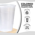 thumbnail image 4 of Lot de 100 Gobelets en Plastique Jetables Transparents de 12 Oz - Gobelets de Fête Durables et Stylés, 4 of 5