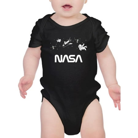 

NASA Nasa Floating Objects Banner Bodysuit Infant -NASA Designs 24 Months