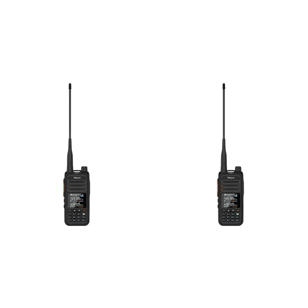 Transceptores de Radio Wdftyju A36plus UHF/VHF/AM/FM Negro