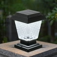 thumbnail image 1 of Solar LED Post Lights IP65 Waterproof Garden Outdoor Post  Lamp Auto On Off Post Lights for Corridors  Gates  Gardens, 1 of 8