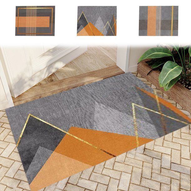 XWSHYW Baño Otros Alfombra para El Hogar, Alfombra para Puerta de Entrada, Súper Absorbente, de Secado Rápido, con Respaldo de Goma, Antideslizante, Lavable, Súper Suave, para Bañera, Alfombra para B