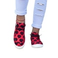thumbnail image 6 of KEVCHE Womens Halloween Pumpkin Shoes, Slip On Breathable Canvas Casual Loafers with Cushioned Insole, Lightweight Platform Sneakers for Daily Walking, Cute Spooky Flats for Fall Party, 6 of 6