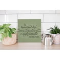 thumbnail image 4 of Beautiful Life Unforgettable Green Scroll 12 x 12 Wood Wall Sign Plaque, 4 of 4