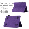 thumbnail image 3 of Case for Universal 7.5"-8.5" Inch  All Tablet Case Released,PU Leather Embossed Coconut Tree Slim Case with Pencil Holder Card Slot Protective Smart Cover,Purple, 3 of 5