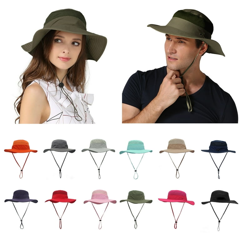 OWSOO Sun Hat for Men Women Protection Foldable Bucket Hat for Fishing  Hiking Camping 