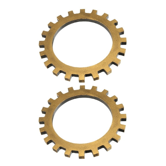 FRCOLOR 2Pcs Vintage Steampunk Gear Wall Hanging Decor Industrial Wheel Sculpture Retro Wall Art for Bar