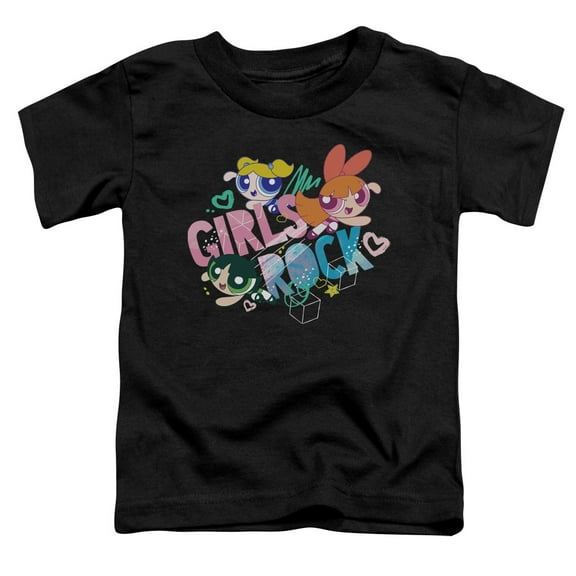 Powerpuff Girls - Girls Rock - Toddler Short Sleeve Shirt - 4T