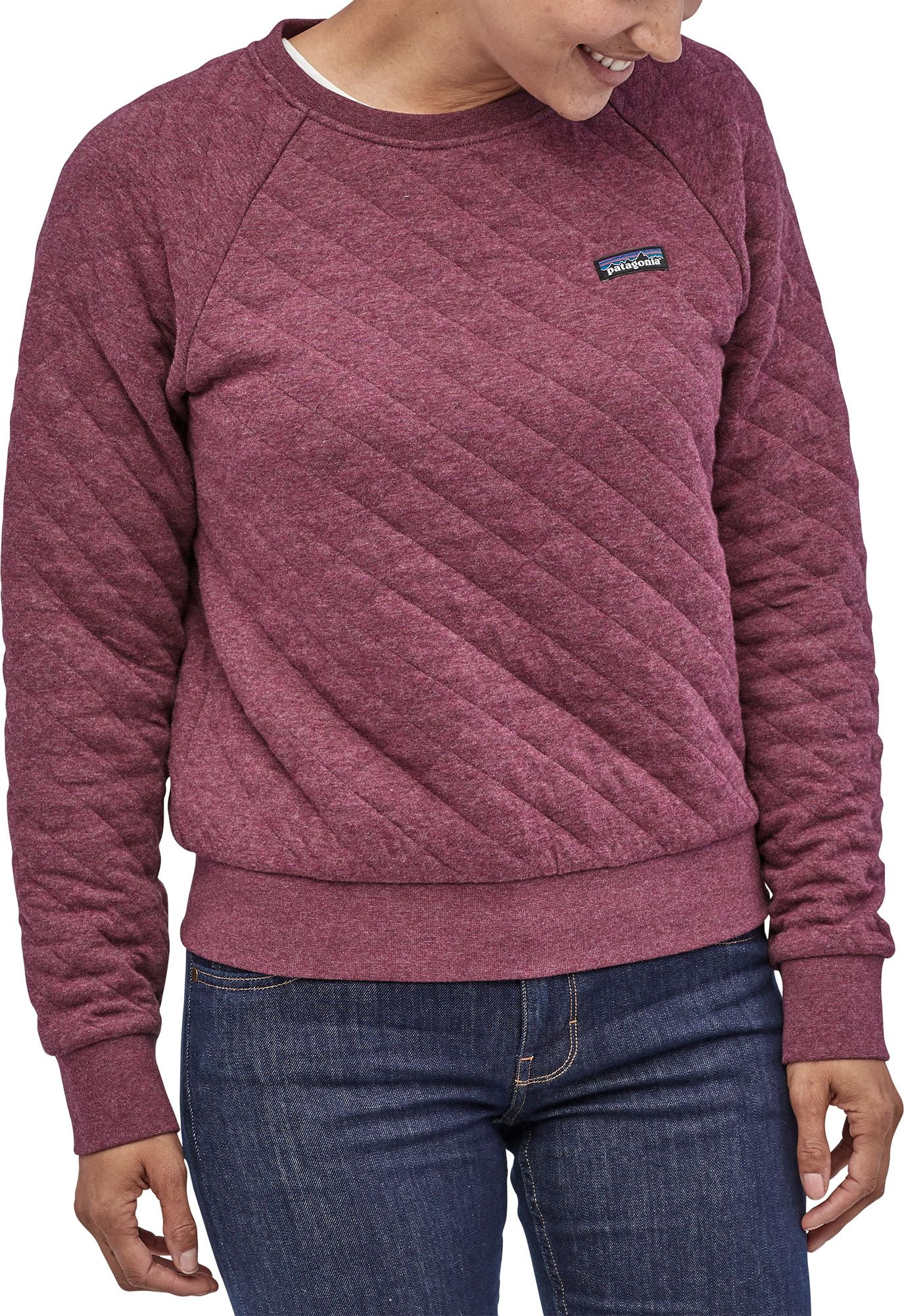 patagonia women's cotton quilt crew pullover