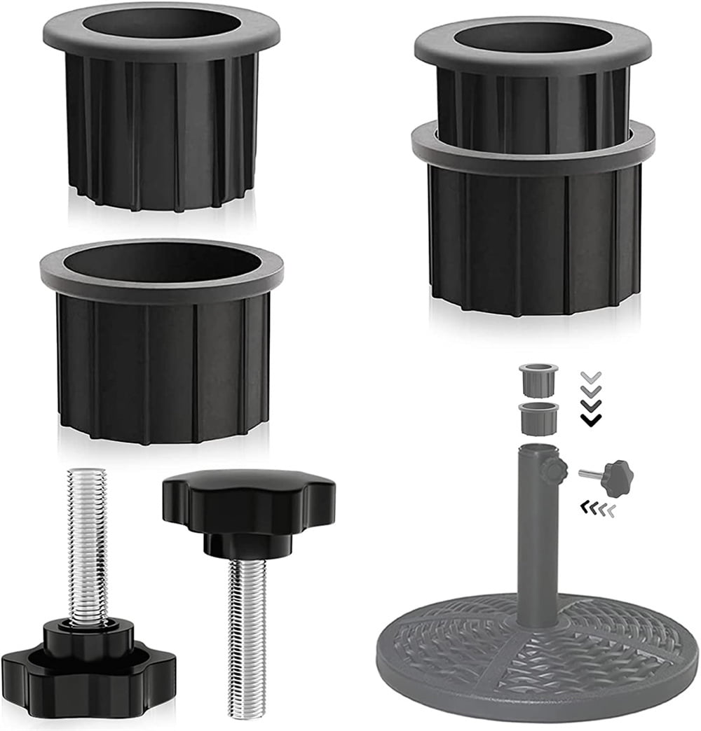 NOGIS 2 Sets Patio Umbrella Base Hole Ring Plug Cover Umbrella Stand