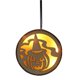 thumbnail image 4 of Luz Hueca De Madera Para Halloween Con Patrón De Bruja, Decoración Colgante Led Redonda De Halloween Para Ventana, Cerca De Árbol, Puerta, Escritorio De Oficina Advancent HA027580-02, 4 of 7