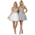thumbnail image 2 of Women's May Queen Plus Size Prom 2026 Dress Short Hoco Cocktail Outfit MQ1668 Baby Blue 18, 2 of 10
