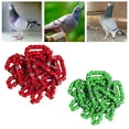 thumbnail image 1 of 100 Anillos de Aluminio para Patas de Palomas Yinane Identificación para Codorniz 8mm Rojo y verde, 1 of 8