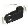 thumbnail image 2 of Unique Bargains R-Type Cable Clip Wire Clamp, 6.4mm 0.25 Inch Nylon Clips Black 200Pcs, 2 of 5
