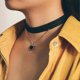 thumbnail image 4 of Layered Choker Black Heart Pendant Choker Necklace Halloween Goth Short Necklaces Tattoo Party Chokers for Women and Girls (B) - -, 4 of 4