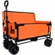 thumbnail image 1 of Carro de vagón plegable convertible 3 en 1 con asiento de banco y almacenamiento - vagón de utilidad pesado de 500 libras, ruedas todo terreno de 180L de capacidad para acampar, 1 of 5