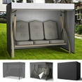 Willster 3 Seater Garden Swing Cover Outdoor Waterproof Swing Sunshield